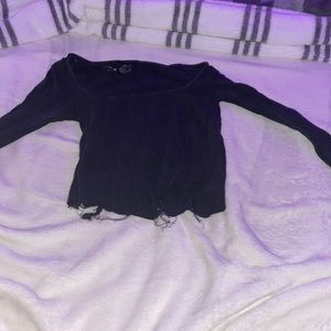 forever 21 black tight long sleeve